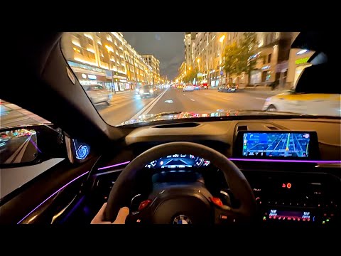 Видео: BMW M5 F90 ОТ ПЕРВОГО ЛИЦА | По ночной Москве с M8 & M4 | Deikin Exhaust