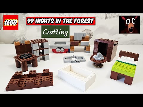 Видео: Крафтинг из 99 ночей в лесу из Lego  лего #легосамоделки