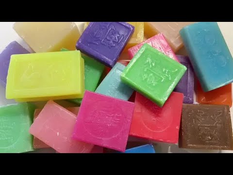 Видео: ASMR Soap cutting | Soap Carving|Резка мыла | ASMR