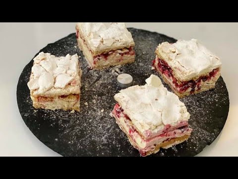 Видео: Торт "Францужинка"  С Меренгой и Кизиловым Джемом/Cake with Merenga and  Cornelian Cherry Jam