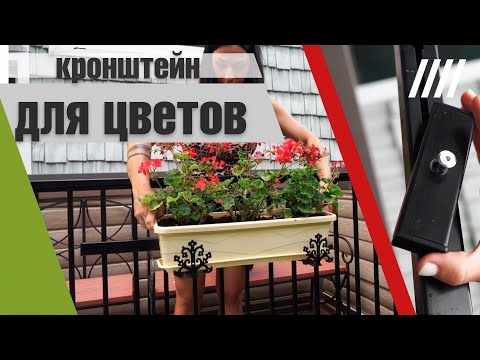 Видео: Необычные и стильные кронштейны для цветов 🌸