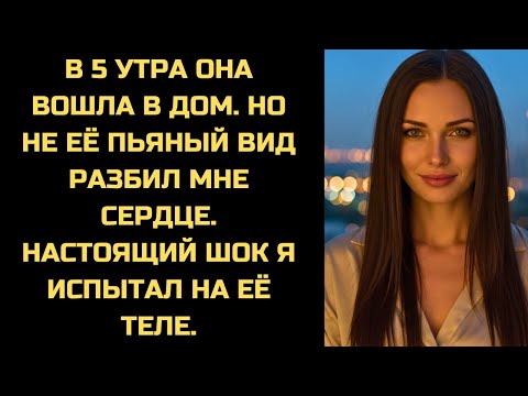 Видео: В 5 утра жена ввалилась в дом. Но настоящий шок ждал меня, когда она сняла одежду.