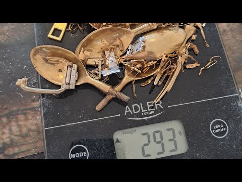 Видео: 293 грама позлата в солна киселина – реакция + обработка на водна баня! 🔥🧪(бг)