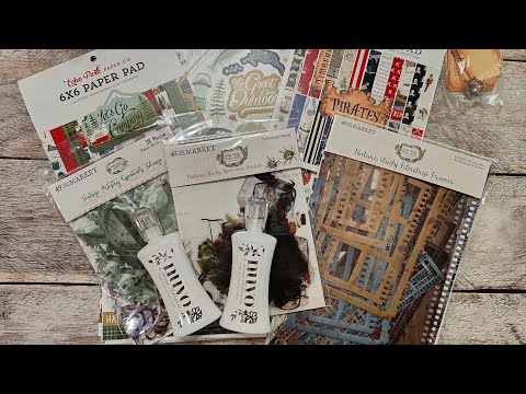 Видео: Обзор покупок из Scrap Stock Market, #scrapbooking, #скраппокупки, #скрапбукинг