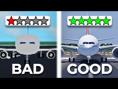 Видео: Симуляторы полетов 1 и 5 звезд в Roblox