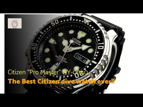 Видео: Citizen: Pro Master NY-0040. Лучшие часы для дайвинга, когда-либо созданные Citizen!!!