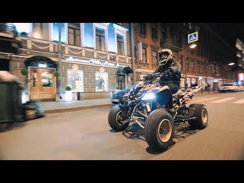 Видео: Как легально ездить на квадроцикле по городу? Остановили ДПС. Yamaha Raptor 700R