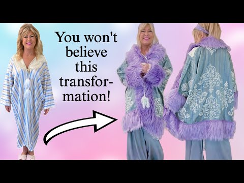 Видео: РУКОВОДСТВО: как превратить скучный халат в шикарную куртку в стиле бохо