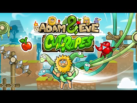 Видео: Игра "Адам и Ева: Перережь Веревку" (Adam and Eve: Сut the ropes) - прохождение