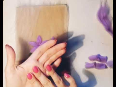 Видео: Картина из шерсти.  Живопись шерстью или шерстяная акварель.