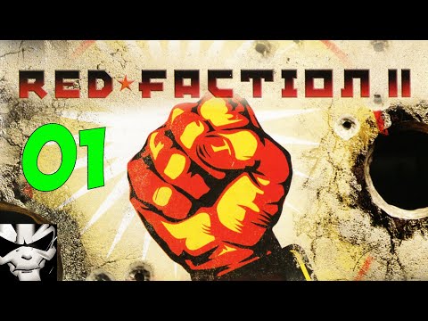 Видео: Прохождение Red Faction II. Часть 1. Потрясающий геймплей потрясающей игры