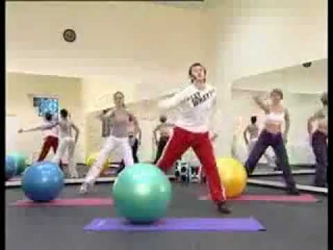 Видео: Фитбол - Разминка