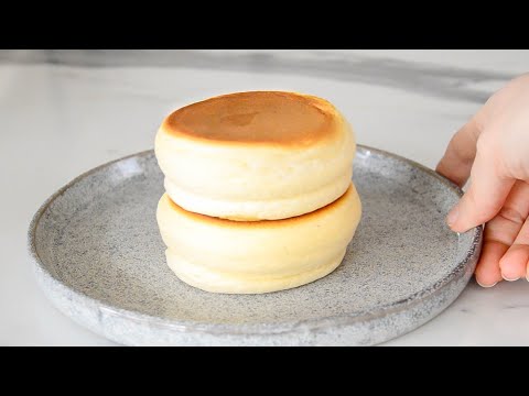 Видео: Японские ПАНКЕЙКИ со вкусом ДУБАЙСКИЙ ШОКОЛАД 🍫 Fluffy Japanese Souffle Pancakes