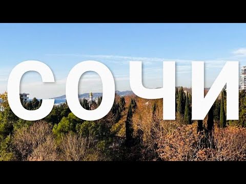 Видео: Сочи в декабре / Зимний Театр / Отель Mercure / Центральный район