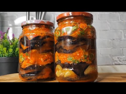 Видео: Баклажаны ПО-ГРУЗИНСКИ! Такие Баклажаны никогда Не Надаедают