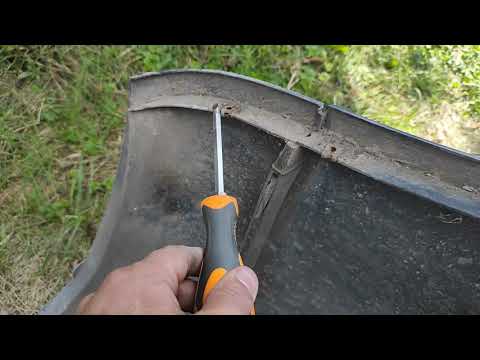 Видео: как разобрать по частям уже снятый бампер под покраску golf 4