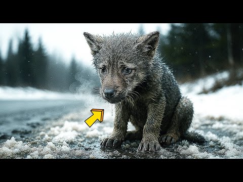 Видео: ВОЛКУ НУЖНА ВАША ПОМОЩЬ... НАШЛИ СИРОТУ у ДОРОГИ