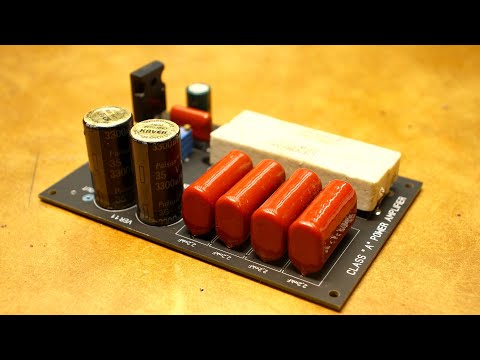 Видео: Усилитель на одном транзисторе в классе "А" (Mark Houston)