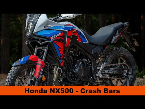 Видео: Защитные дуги Honda NX500 — руководство по установке
