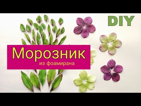 Видео: Топ 3 основных способа как окрасить лепестки морозника | МК Морозник из фоамирана