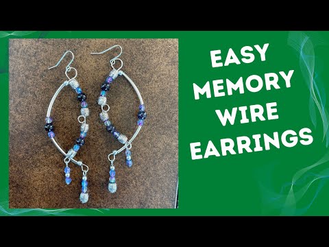 Видео: Серьги Easy Memory Wire | BBB, июль 2021 г.