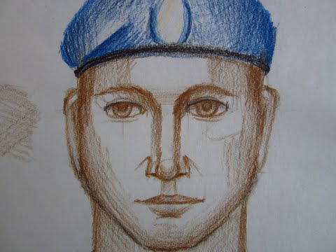 Видео: ЗАЩИТНИКИ ОТЕЧЕСТВА//Рисунок к 23 февраля//десантник