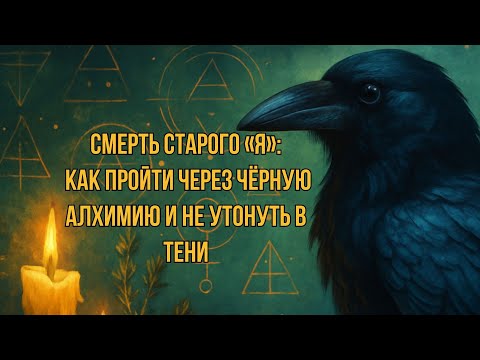 Видео: Чёрная алхимия: смерть старого "я" @ШепотВорона19 