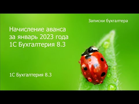 Видео: НДФЛ с аванса за Январь 2023 г и вычеты в 1С Бухгалтерия 8.3