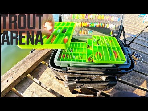 Видео: Trout Arena тюнинг бакана и Meiho 3043 для безлимитов 