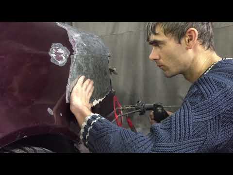 Видео: Рихтовка крыла часть 2 Финишь