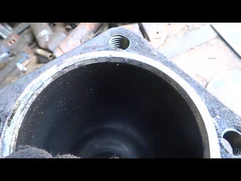 Видео: переделка гидроцилиндра, модернизация пресса. 1часть