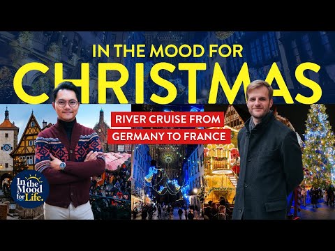Видео: Рождественские ярмарки и речной круиз из Германии во Францию ​​| Франкфурт, Нюрнберг, Страсбург и...