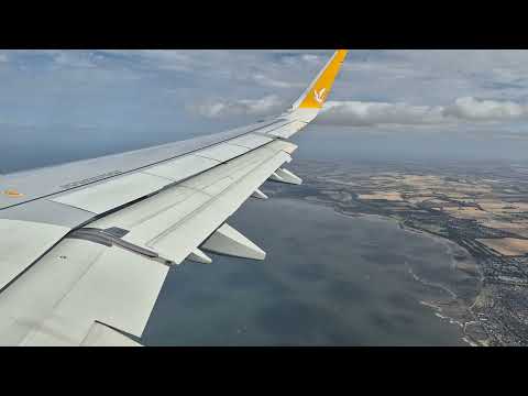 Видео: Посадка самолета в Эдинбурге