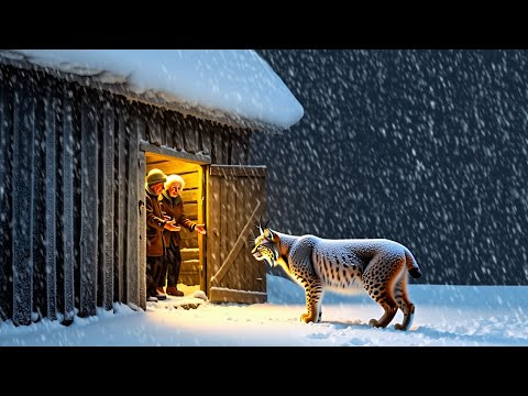 Видео: Рысь стояла у их порога в лютый мороз — и старики сделали поступок, о котором заговорила вся деревня