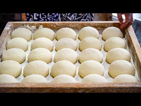 Видео: 50 лет традиционным китайским пельменям! воздушный шар в печи ручной работы, яичный хлеб и манду