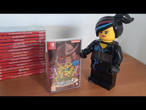 Видео: распаковка /unboxing Teenage Mutant Ninja Turtles Shredder's Revenge Nintendo Switch