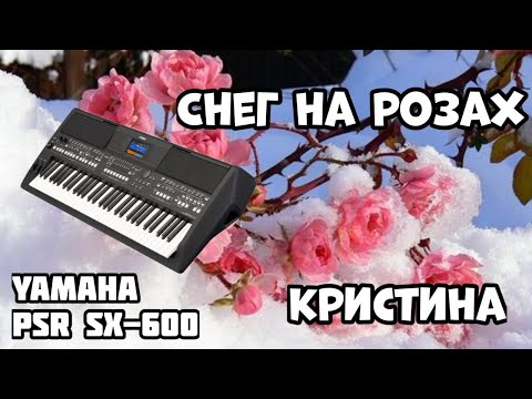 Видео: Снег на розах / Кристина corp. / Cинтезатор Yamaha PSR-SX600