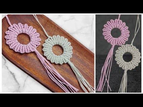 Видео: Брелок макраме Макраме пошаговая инструкция DIY macrame keychain Macrame tutorial #macrame #keychain