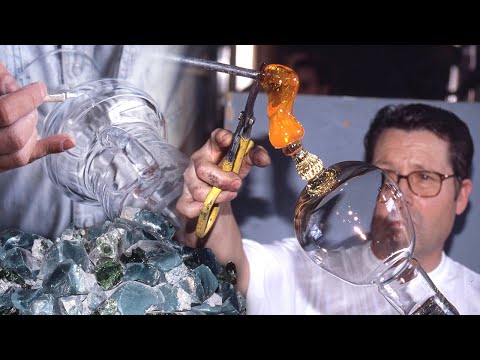 Видео: Хрусталь и ремесленное стекло. Процесс изготовления нескольких штук | Документальный фильм