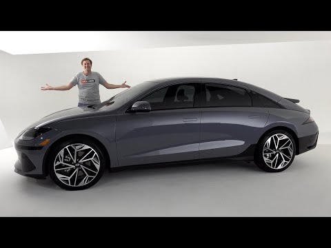 Видео: Hyundai Ioniq 6 2023 - это смелый, электро-седан из будущего