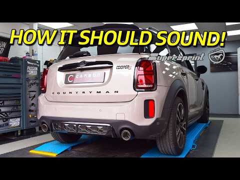Видео: Модернизируем Mini Countryman с помощью выхлопной системы Supersprint!