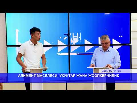 Видео: АЛИМЕНТ МАСЕЛЕСИ: УКУКТАР ЖАНА ЖООПКЕРЧИЛИК