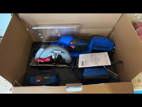 Видео: Пила циркулярная бесщеточная аккумуляторная VNIISSOK V-18B