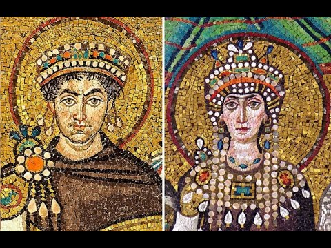 Видео: Юстиниан и Феодора. Храм св. Софии в Константинополе.