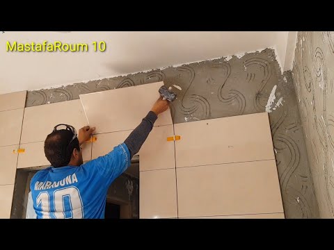 Видео: Как установить настенную плитку: пошаговая инструкция