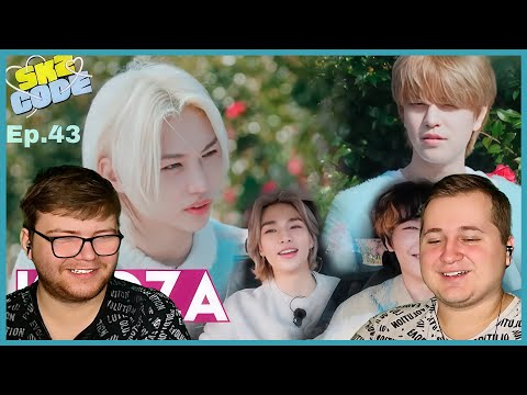 Видео: Реакция на [Русская озвучка Kadza] Обмен бывшими Stray kids (EXchange Island) | SKZ CODE Ep.43 #1