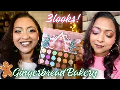 Видео: Палетка теней для век Simply Posh Cosmetics Gingerbread Bakery | Smithy Sony