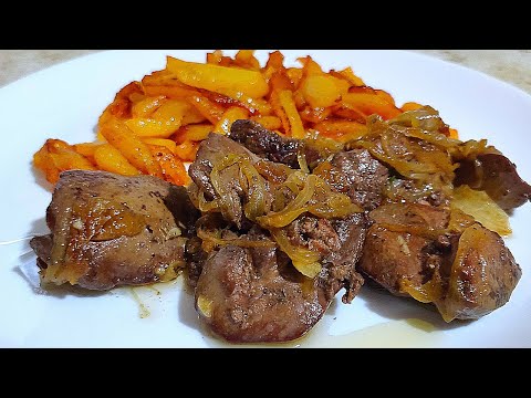 Видео: ВКУСНЫЙ УЖИН ИЗ КУРИНОЙ ПЕЧЕНИ🔥Ольгины Рецепты.