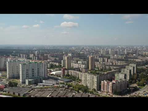 Видео: Екатеринбург - район ЖБИ (Комсомольский). Ekaterinburg - Komsomolsky.