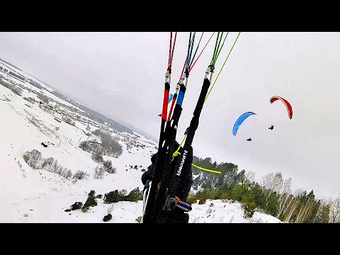 Видео: Параплан - скоростное парение. Можга -  Водзя 11.02.2023. Davinci CLASSIC-2